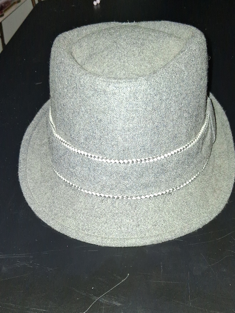 Classic Gray Wool Fedora Hat - Stylish Men’s Accessory